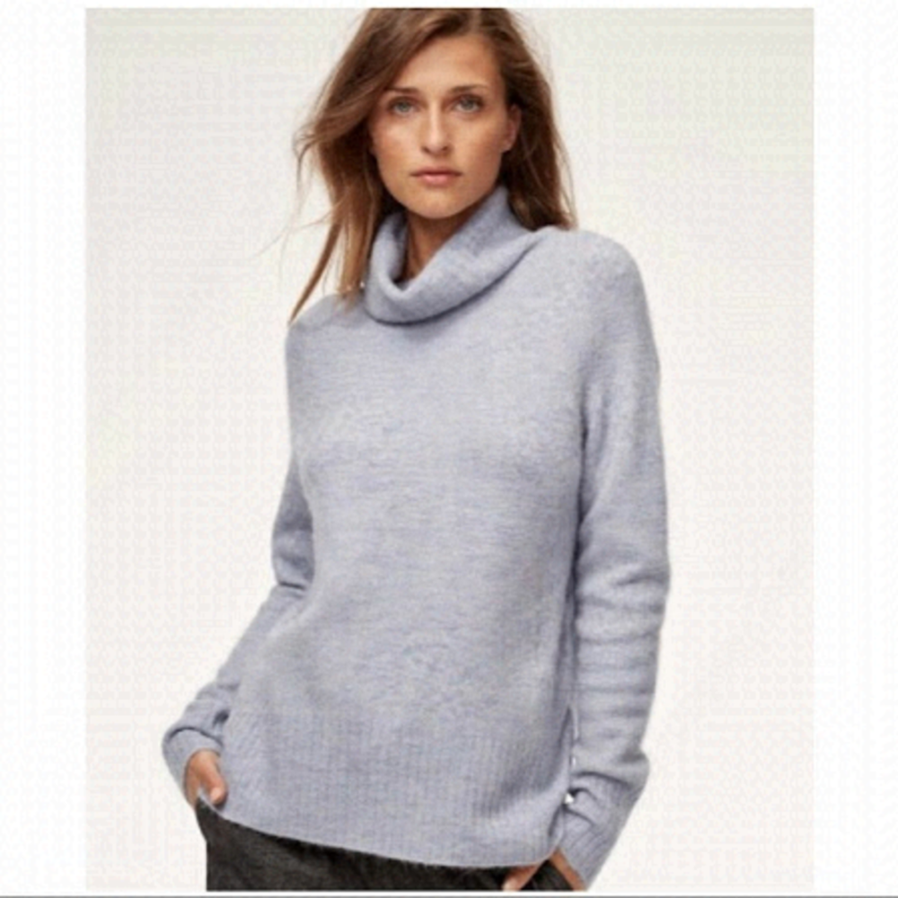 Aritiza - the Group Babaton Lilac Plutarch Cowl Neck Alpaca/Wool Sweater